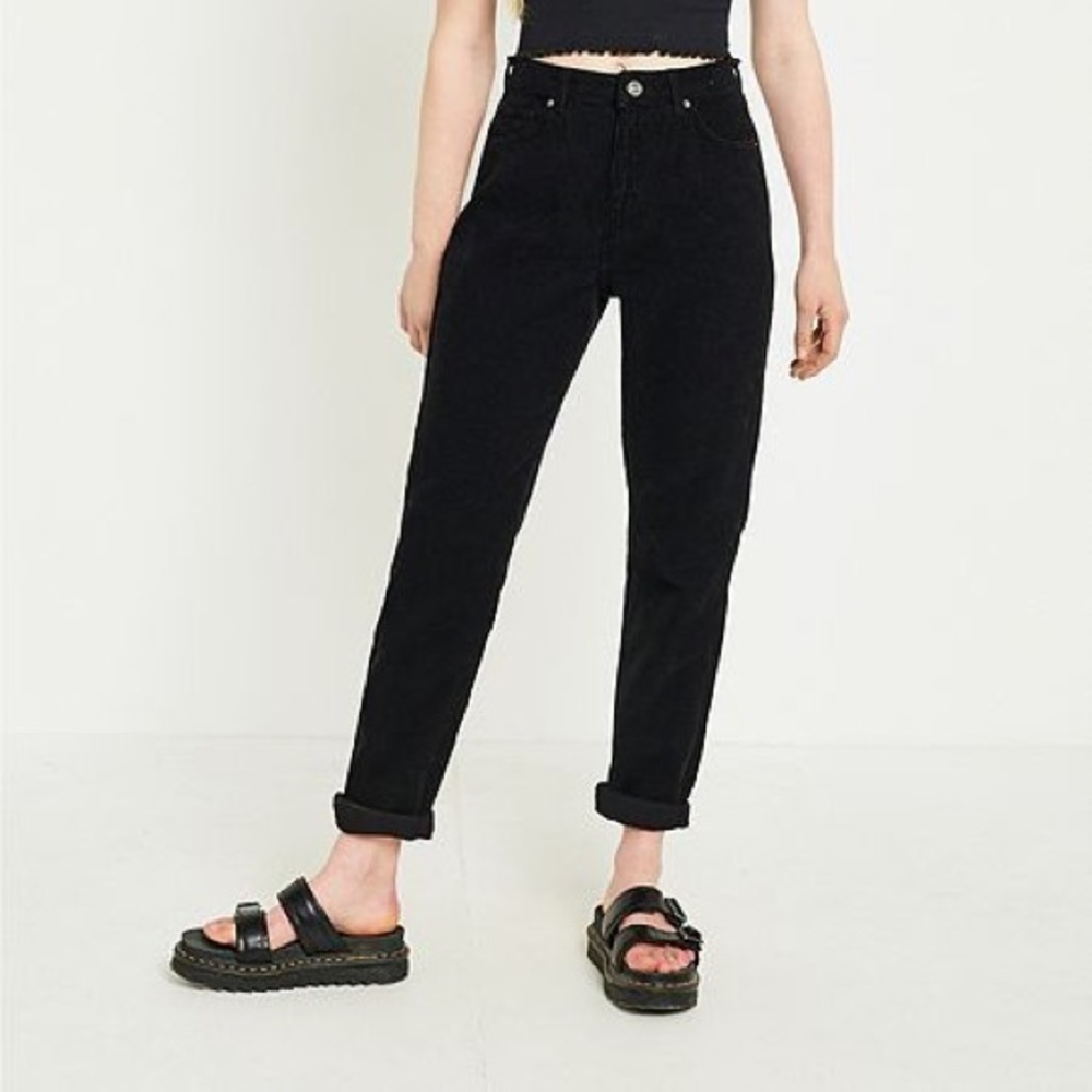 BDG Urban Outfitters Black Mom Corduroy Jeans